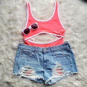 Floral Pocket Denim by Express